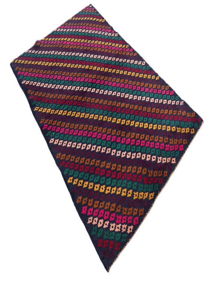 Detail image of  3' 10 x 5' 10  Hand Knotted Balouch Wool Rug