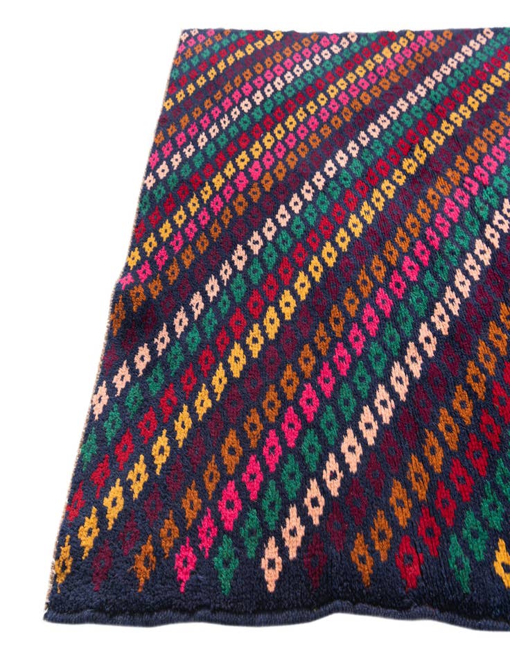 Detail image of  3' 10 x 5' 10  Hand Knotted Balouch Wool Rug