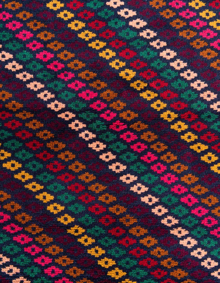 Detail image of  3' 10 x 5' 10  Hand Knotted Balouch Wool Rug