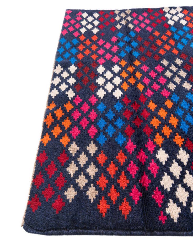 Detail image of  3' x 4' 6  Hand Knotted Balouch Wool Rug