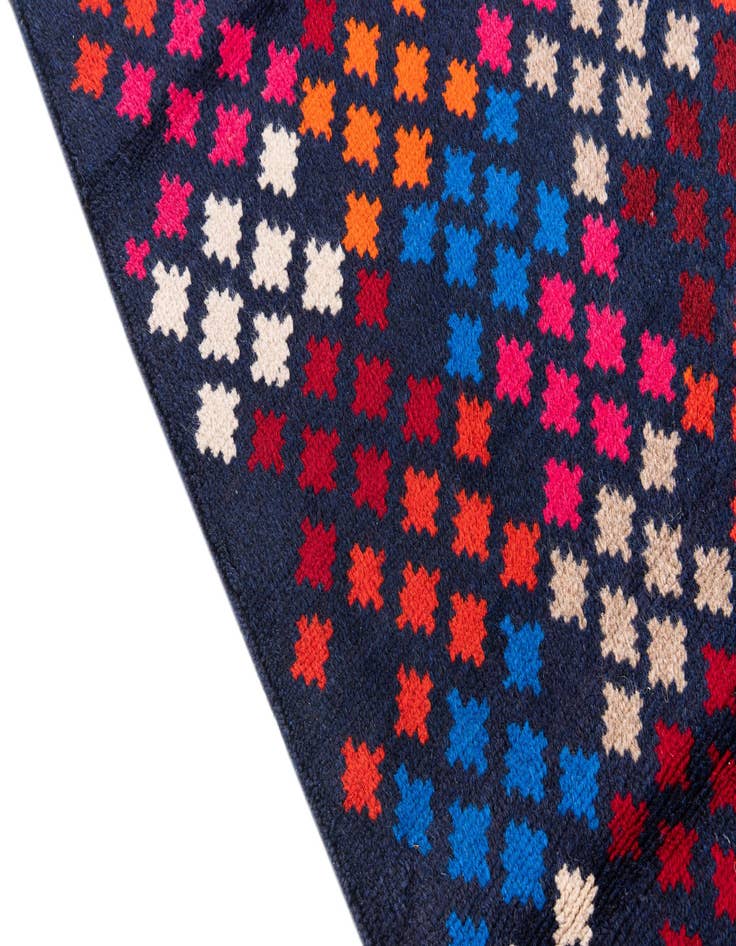 Detail image of  3' x 4' 6  Hand Knotted Balouch Wool Rug