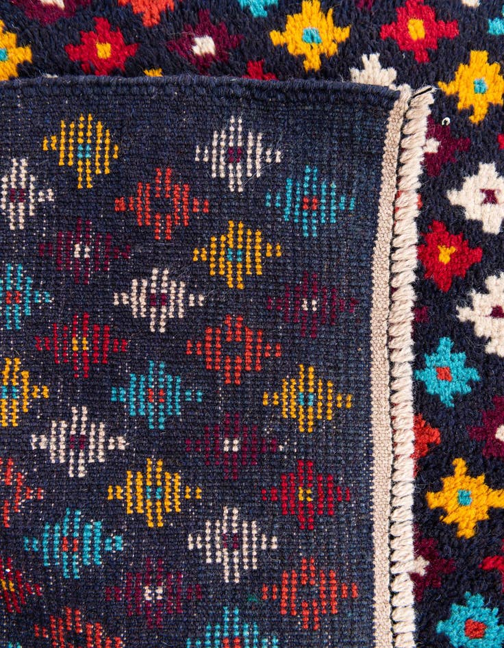 Detail image of  5' 3 x 6' 8  Hand Knotted Balouch Wool Rug
