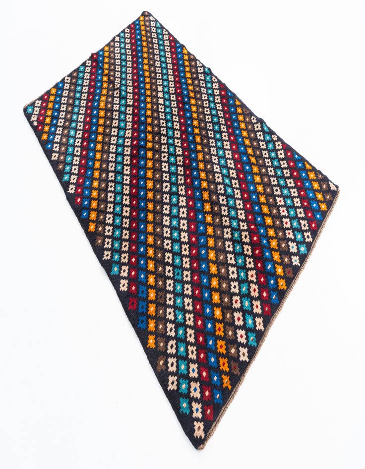 Detail image of  4' x 6'  Hand Knotted Balouch Wool Rug