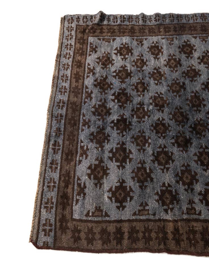 Detail image of  3' 4 x 5'  Hand Knotted Balouch Wool Rug