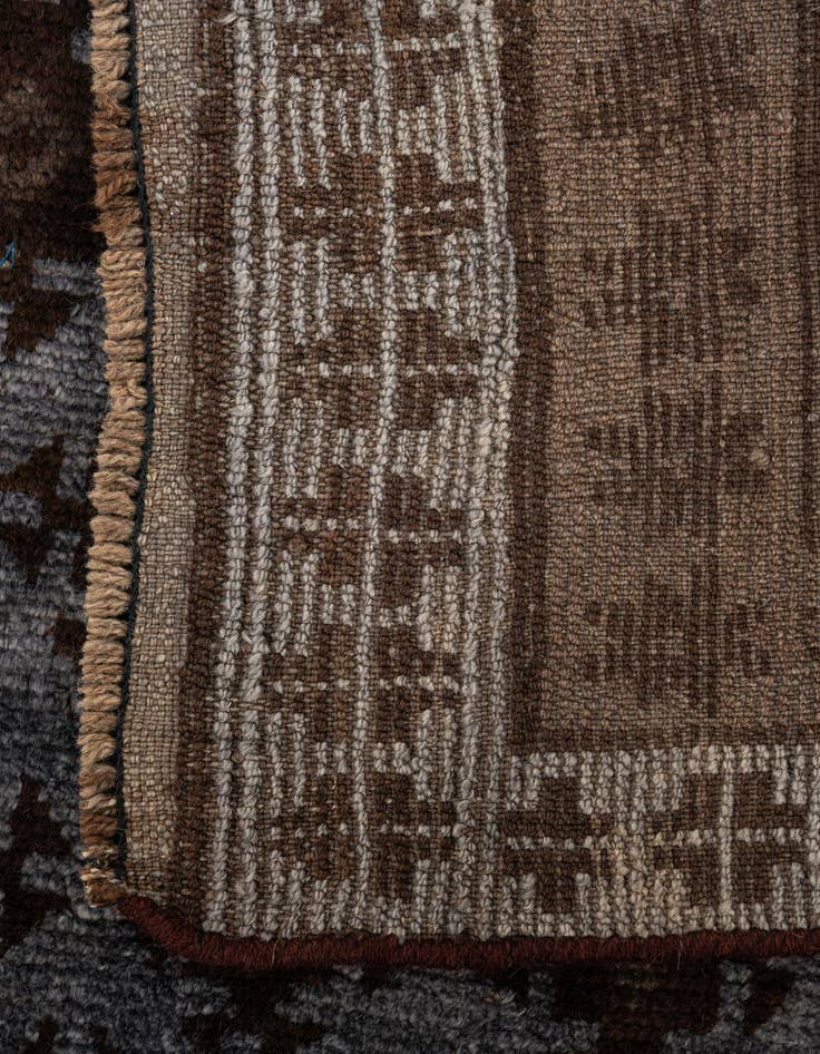 Detail image of  3' 4 x 5'  Hand Knotted Balouch Wool Rug