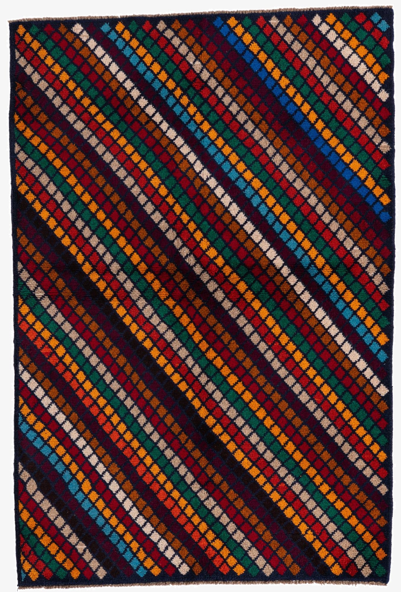  4' x 6'  Hand Knotted Balouch Wool Rug