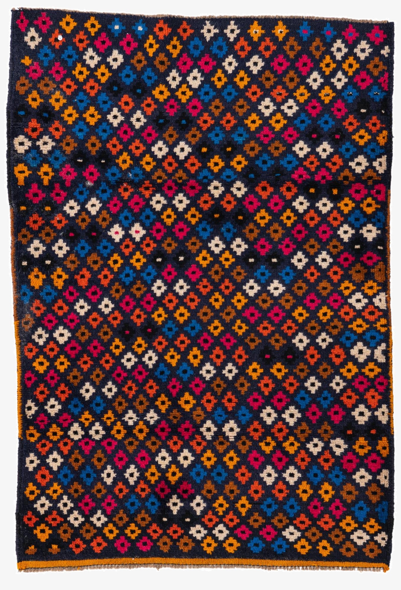  3' 1 x 4' 5  Hand Knotted Balouch Wool Rug