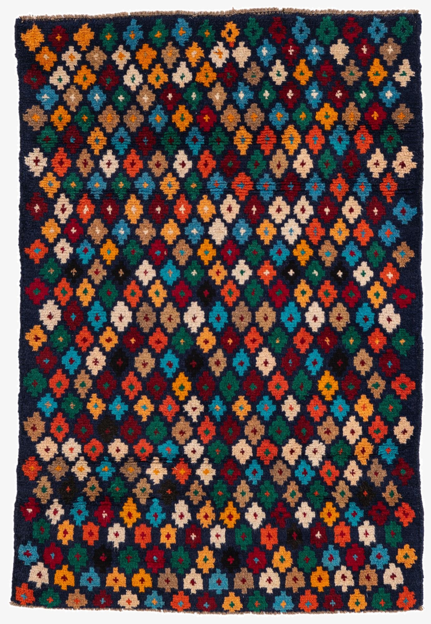  3' x 4' 5  Hand Knotted Balouch Wool Rug