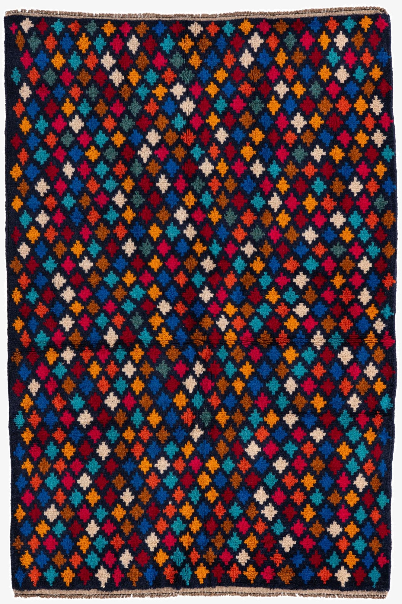  4' x 5' 10  Hand Knotted Balouch Wool Rug