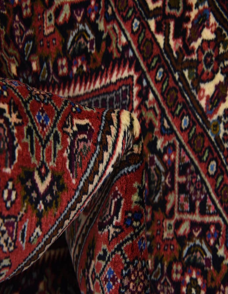 Detail image of  2' 4 x 3' 8  Hand Knotted Bidjar Persian Wool Rug