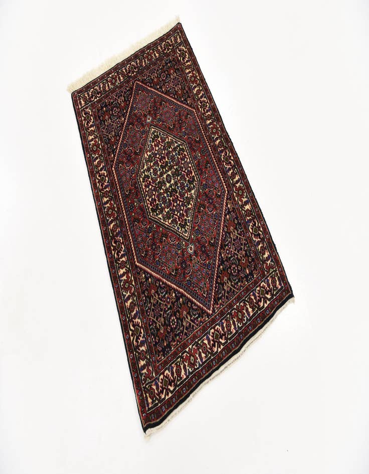 Detail image of  2' 4 x 3' 8  Hand Knotted Bidjar Persian Wool Rug