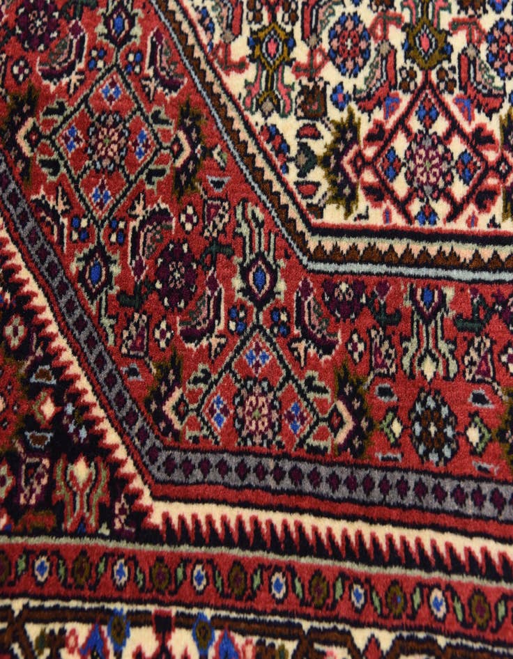 Detail image of  2' 4 x 3' 8  Hand Knotted Bidjar Persian Wool Rug