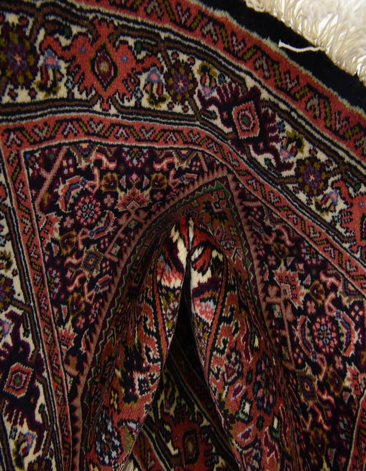 Detail image of  2' 4 x 3' 7  Hand Knotted Bidjar Persian Wool Rug