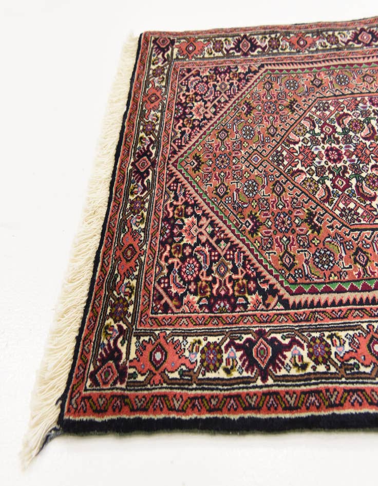 Detail image of  2' 4 x 3' 7  Hand Knotted Bidjar Persian Wool Rug