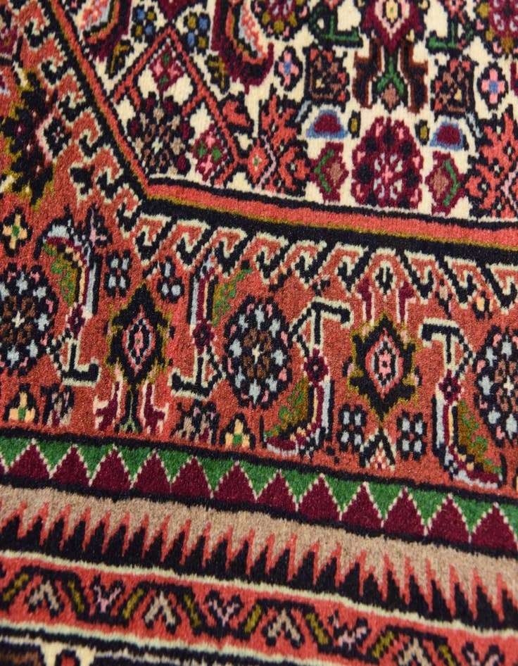 Detail image of  2' 4 x 3' 7  Hand Knotted Bidjar Persian Wool Rug