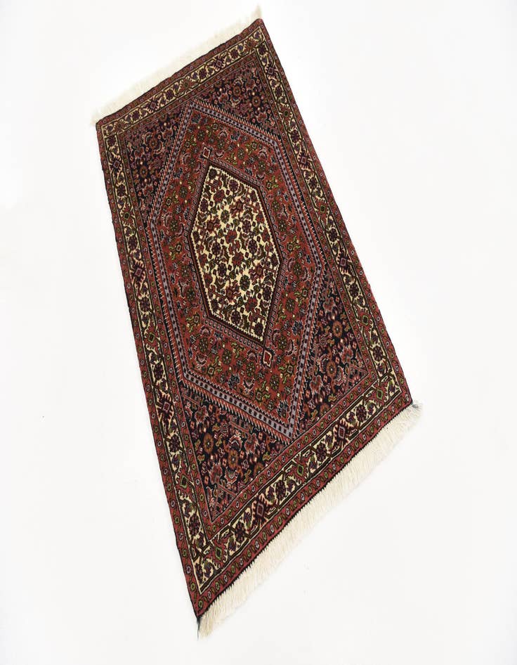 Detail image of  2' 6 x 3' 6  Hand Knotted Bidjar Persian Wool Rug