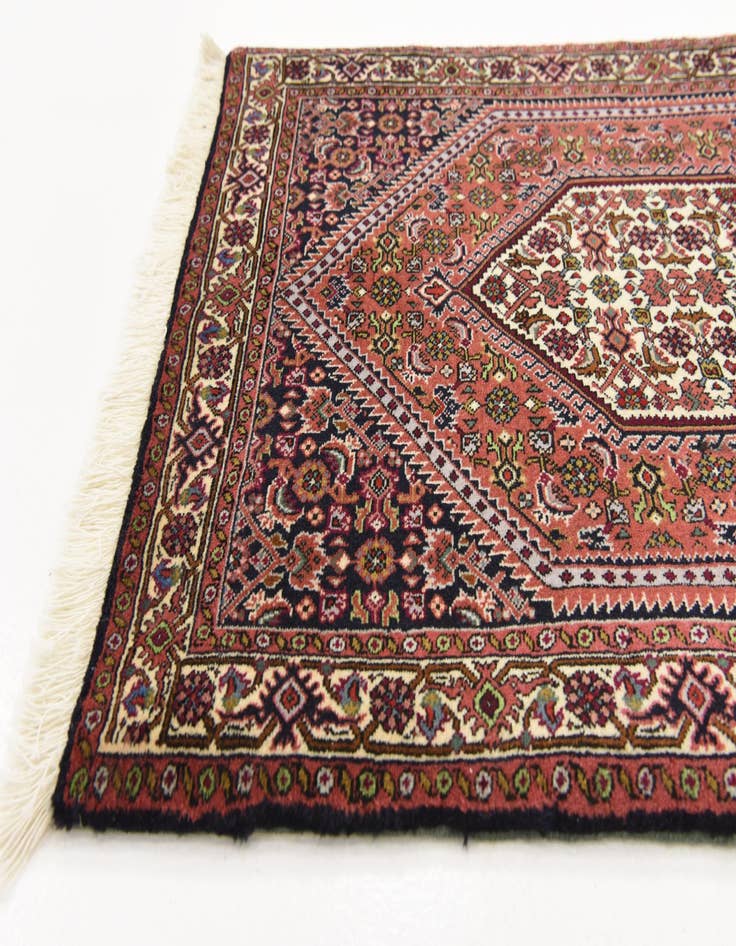 Detail image of  2' 6 x 3' 6  Hand Knotted Bidjar Persian Wool Rug