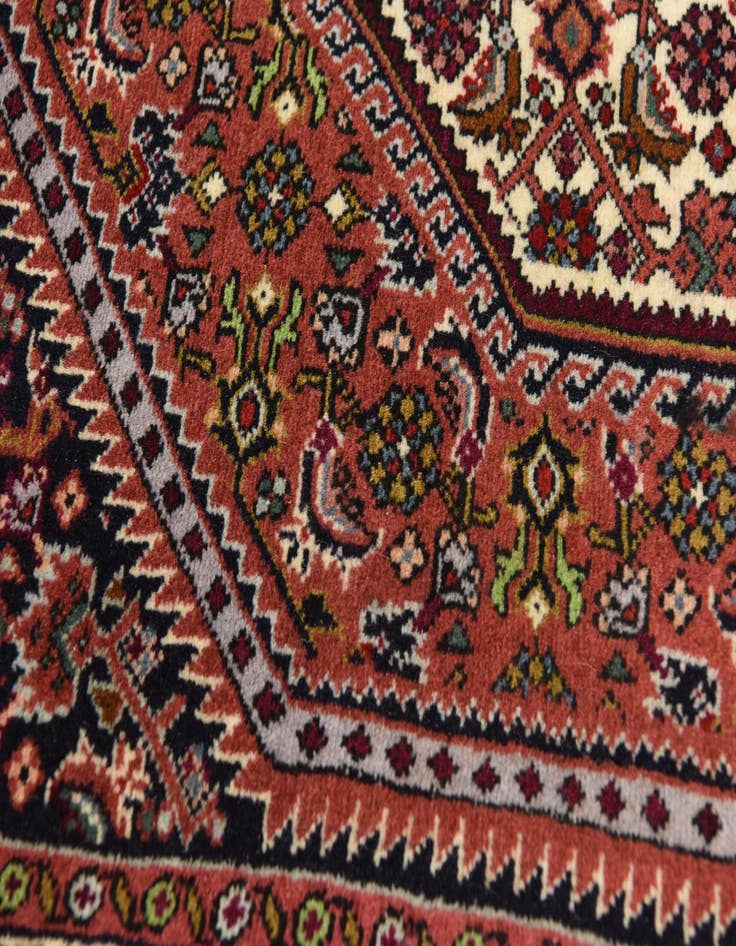 Detail image of  2' 6 x 3' 6  Hand Knotted Bidjar Persian Wool Rug
