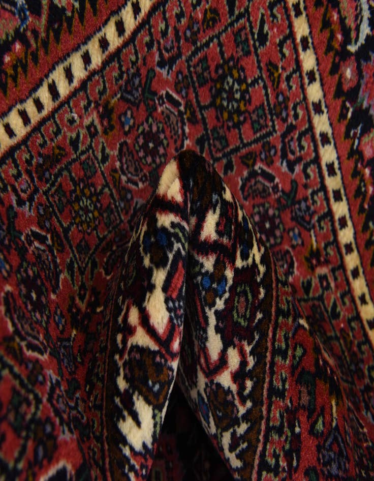 Detail image of  2' 4 x 3' 8  Hand Knotted Bidjar Persian Wool Rug