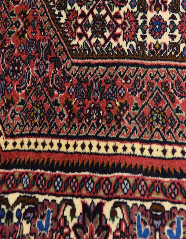 Detail image of  2' 4 x 3' 8  Hand Knotted Bidjar Persian Wool Rug