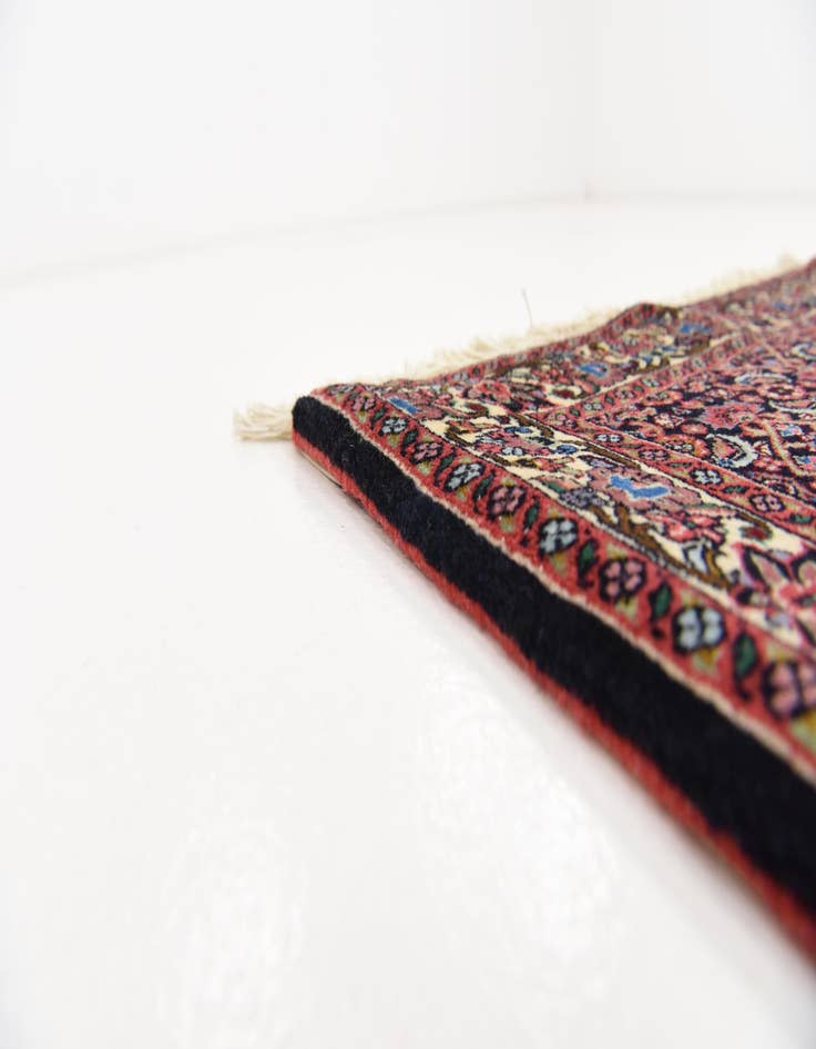 Detail image of  2' 4 x 3' 8  Hand Knotted Bidjar Persian Wool Rug