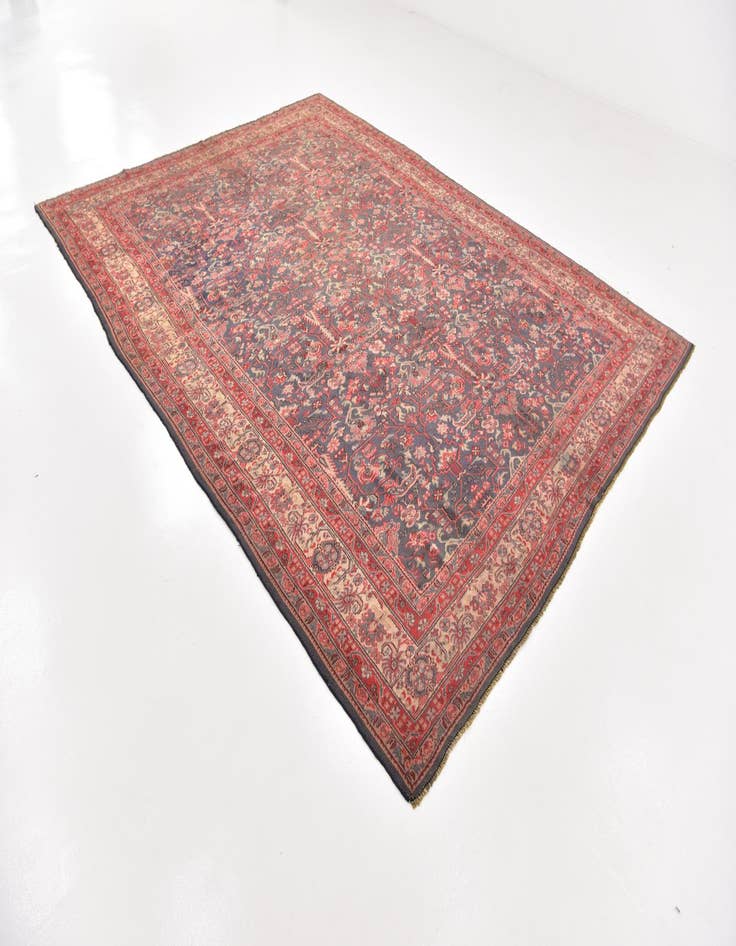 Detail image of  8' 8 x 11' 4  Hand Knotted Bidjar Persian Wool Rug