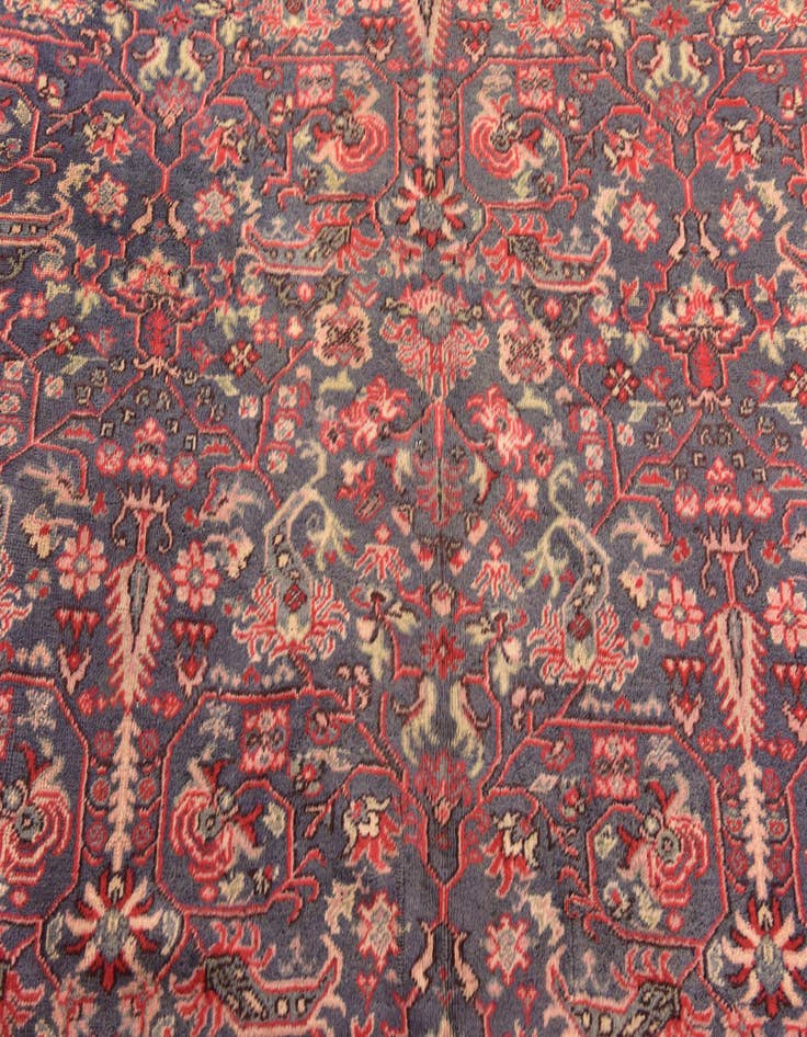 Detail image of  8' 8 x 11' 4  Hand Knotted Bidjar Persian Wool Rug