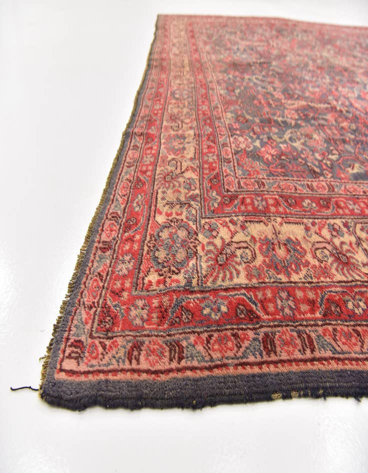 Detail image of  8' 8 x 11' 4  Hand Knotted Bidjar Persian Wool Rug