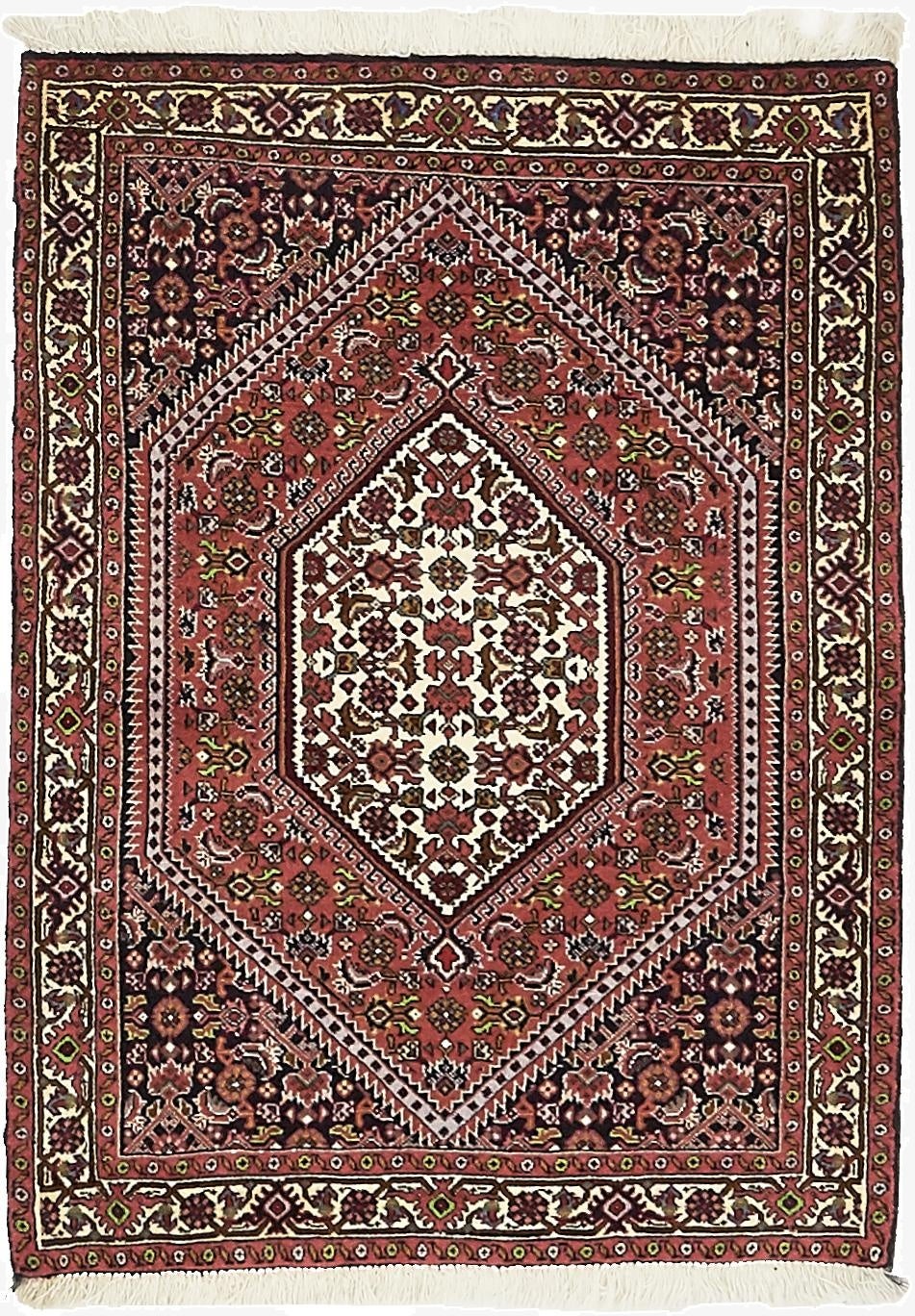  2' 6 x 3' 6  Hand Knotted Bidjar Persian Wool Rug
