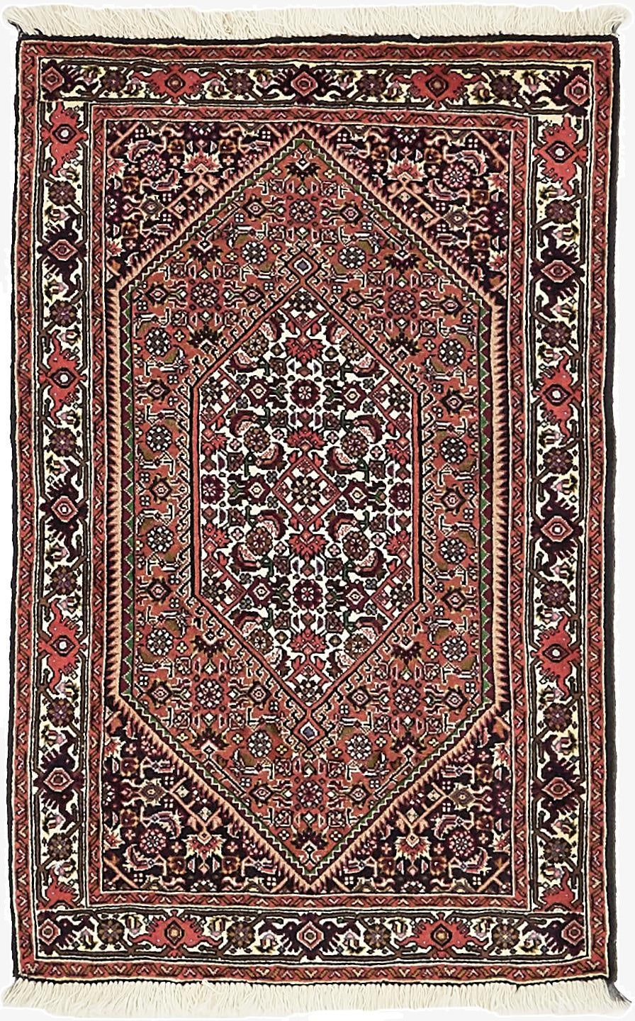  2' 4 x 3' 7  Hand Knotted Bidjar Persian Wool Rug