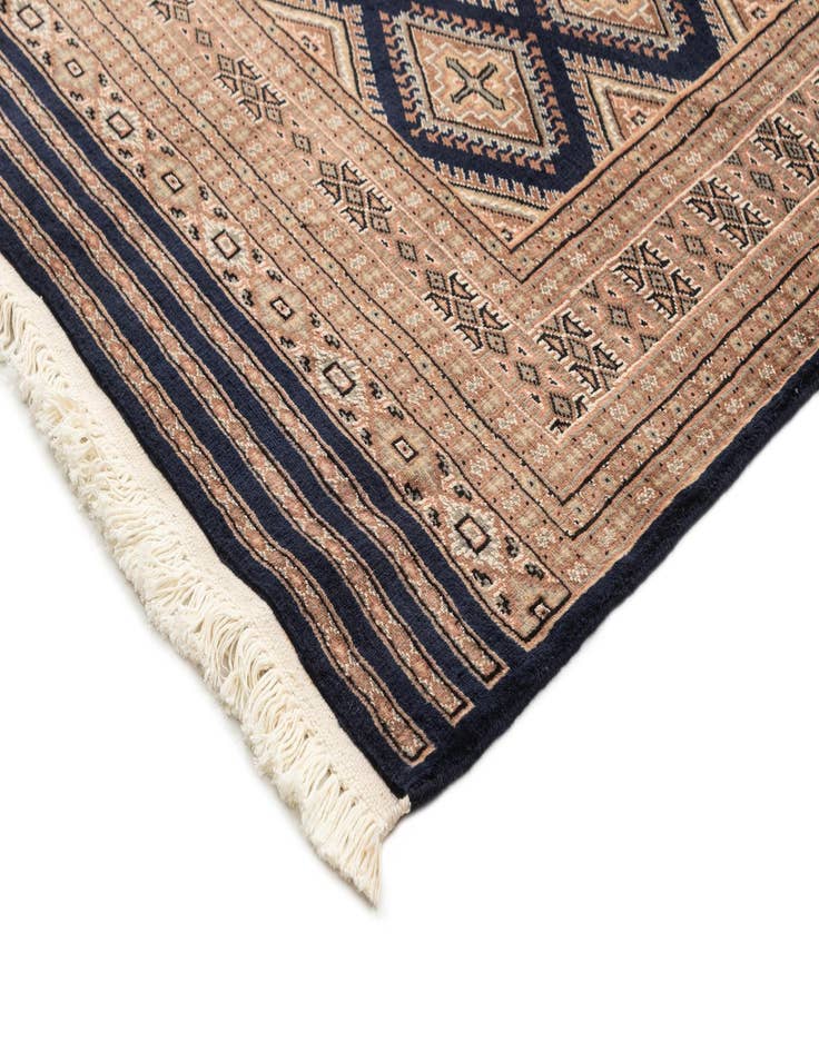 Detail image of  5' 6 x 7' 8  Hand Knotted Bokhara Oriental Wool Rug