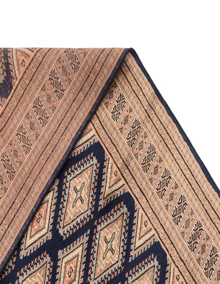 Detail image of  5' 6 x 7' 8  Hand Knotted Bokhara Oriental Wool Rug