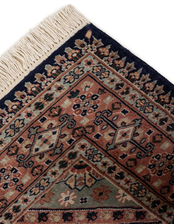 Detail image of  4' 4 x 6' 2  Hand Knotted Bokhara Oriental Wool Rug