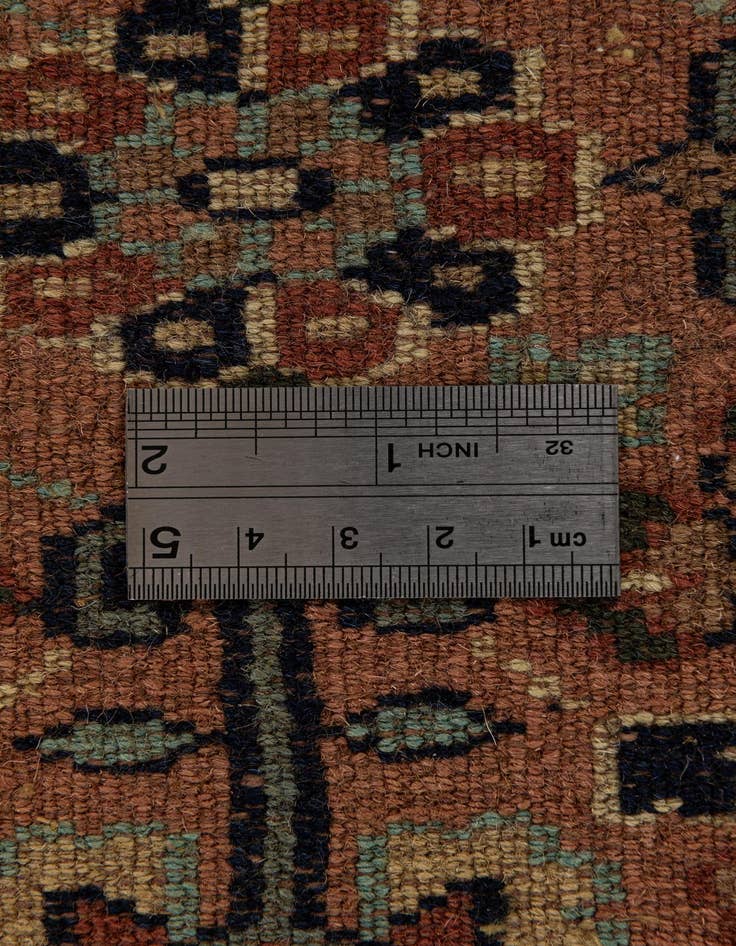 Detail image of  4' 4 x 6' 2  Hand Knotted Bokhara Oriental Wool Rug