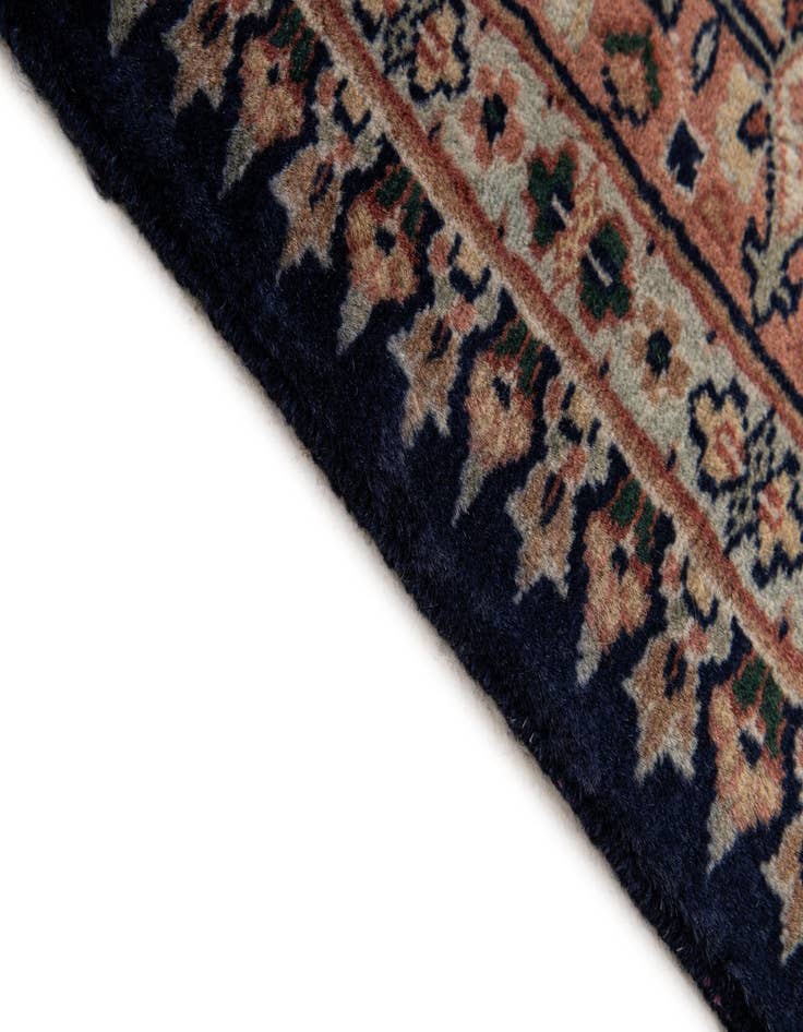Detail image of  4' 4 x 6' 2  Hand Knotted Bokhara Oriental Wool Rug