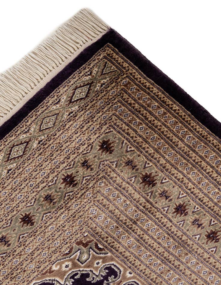 Detail image of  8' 5 x 10' 3  Hand Knotted Bokhara Oriental Rug