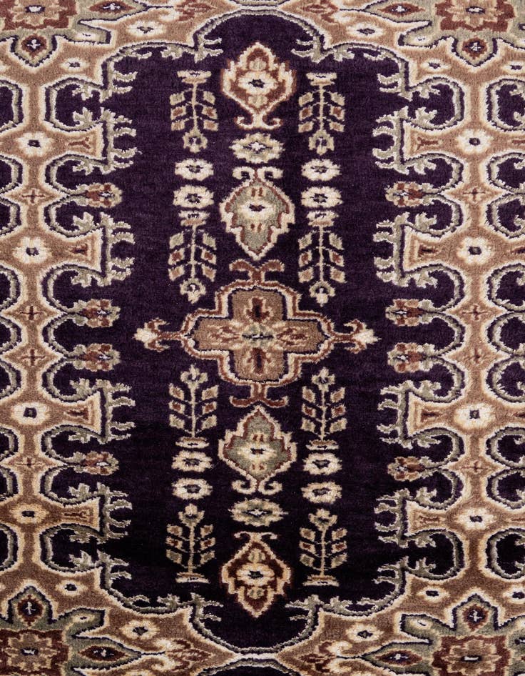 Detail image of  8' 5 x 10' 3  Hand Knotted Bokhara Oriental Rug