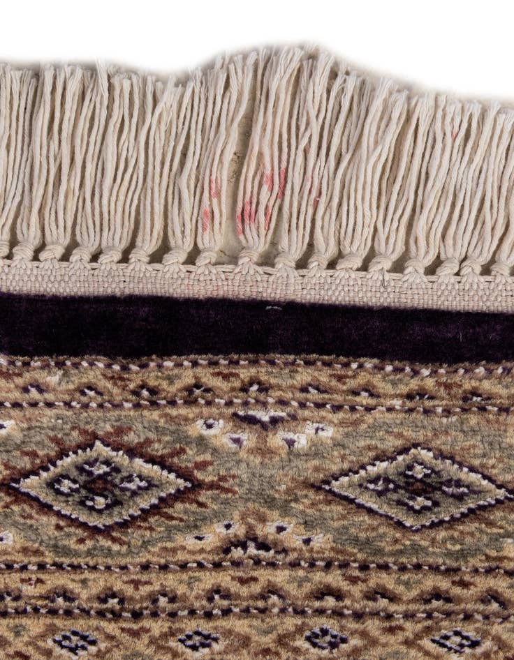 Detail image of  8' 5 x 10' 3  Hand Knotted Bokhara Oriental Rug