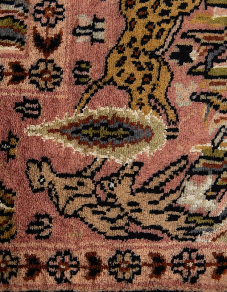 Detail image of  3' 3 x 5' 4  Hand Knotted Bokhara Oriental Rug