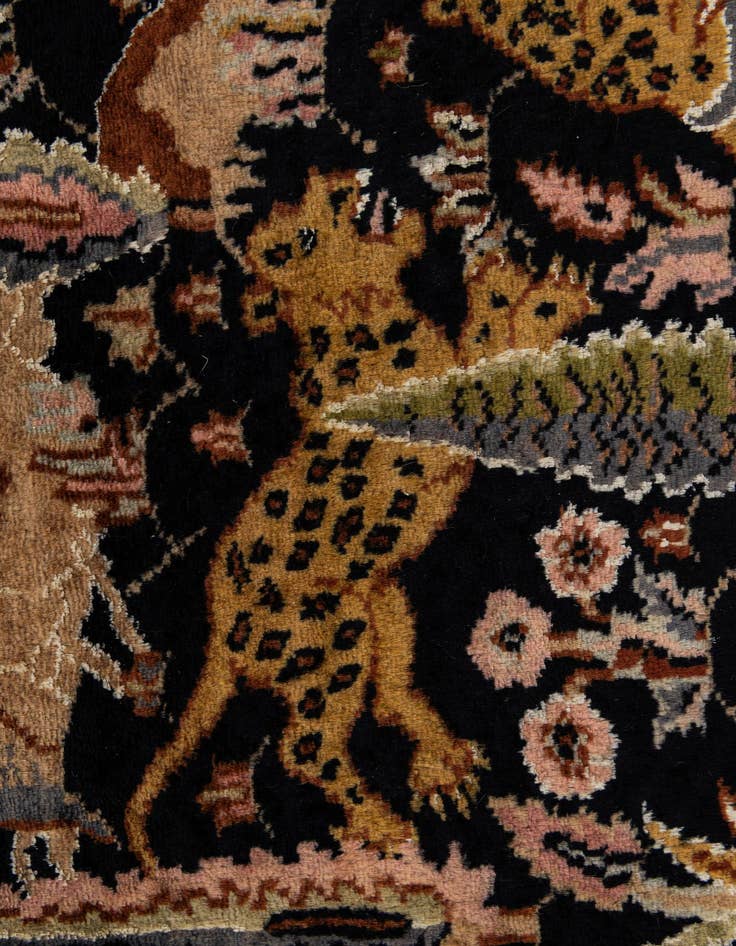 Detail image of  3' 3 x 5' 4  Hand Knotted Bokhara Oriental Rug
