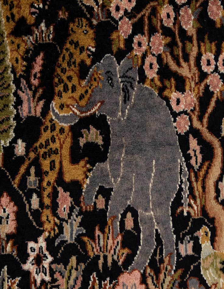 Detail image of  3' 3 x 5' 4  Hand Knotted Bokhara Oriental Rug