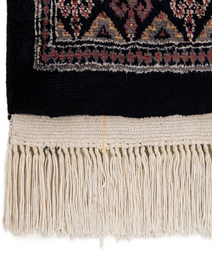 Detail image of  3' 2 x 5' 3  Hand Knotted Bokhara Oriental Rug