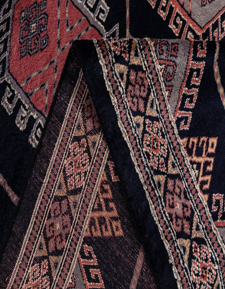 Detail image of  3' 2 x 5' 3  Hand Knotted Bokhara Oriental Rug