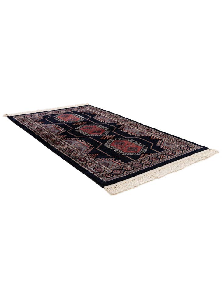 Detail image of  3' 2 x 5' 3  Hand Knotted Bokhara Oriental Rug