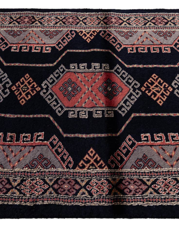 Detail image of  3' 2 x 5' 3  Hand Knotted Bokhara Oriental Rug