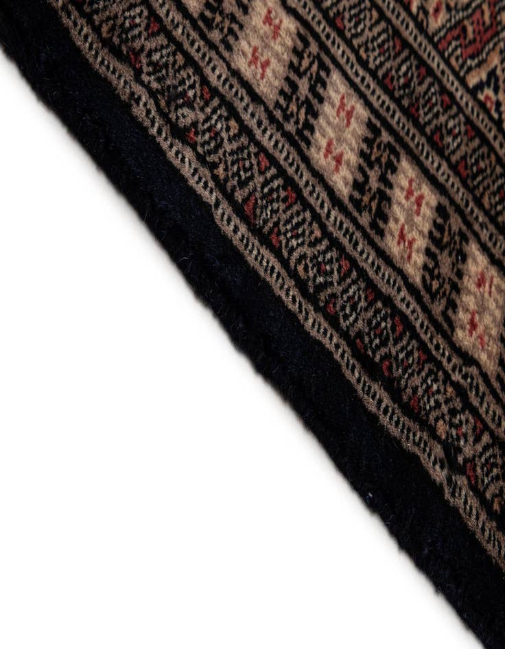 Detail image of  3' 1 x 4' 9  Hand Knotted Bokhara Oriental Wool Rug