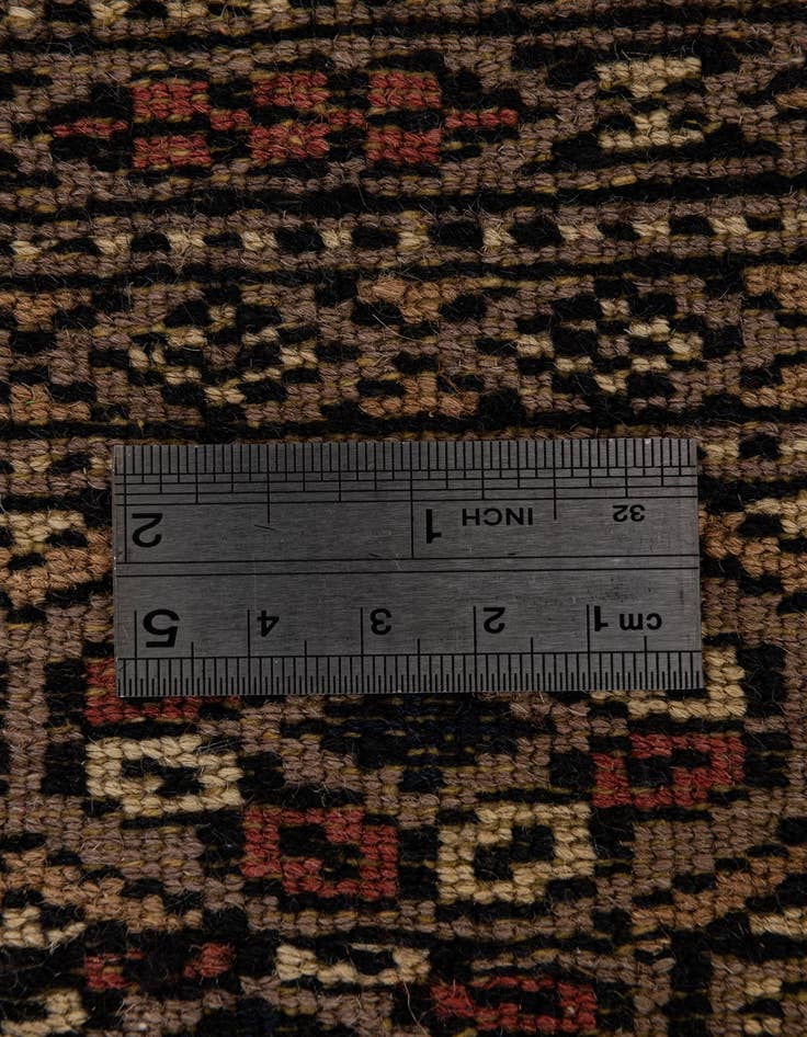 Detail image of  3' 2 x 5'  Hand Knotted Bokhara Oriental Wool Rug