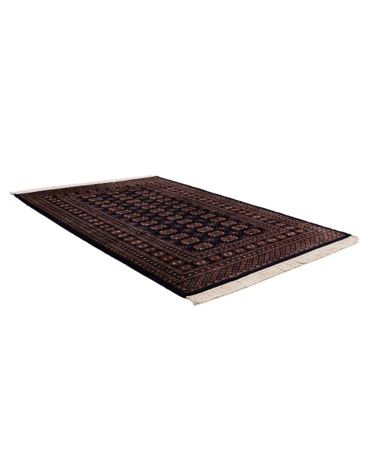 Detail image of  4' 4 x 6' 4  Hand Knotted Bokhara Oriental Wool Rug