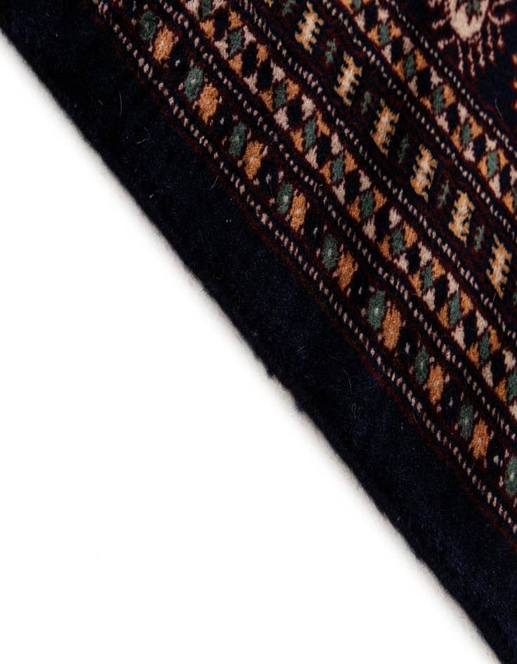 Detail image of  4' 4 x 6' 4  Hand Knotted Bokhara Oriental Wool Rug