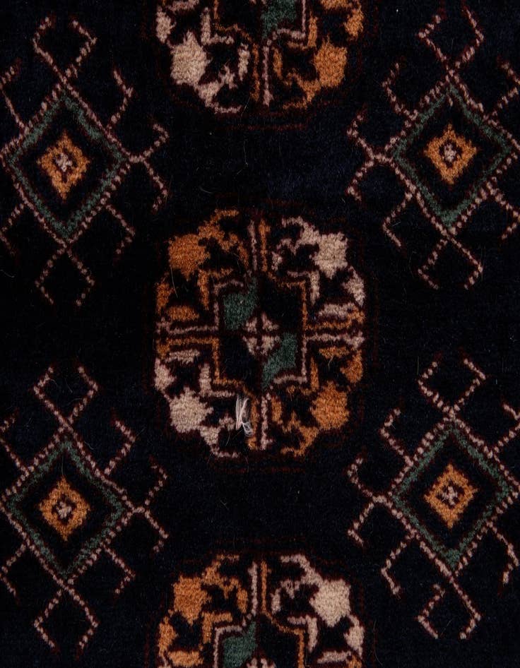 Detail image of  4' 4 x 6' 4  Hand Knotted Bokhara Oriental Wool Rug